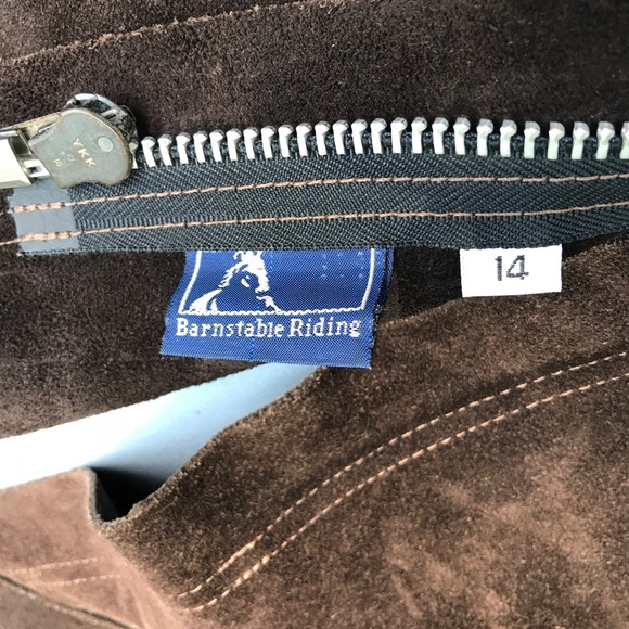 Brown Suede Full Chaps - Picture 3 of 3